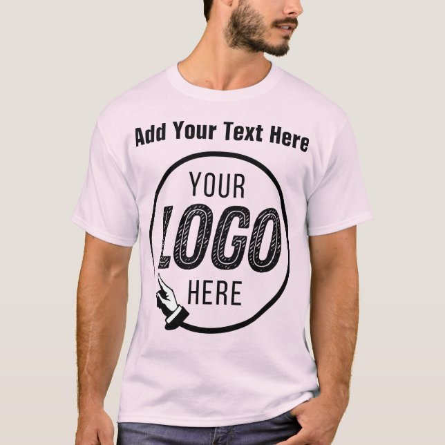 T-shirt Ajouter Logo Photo Image Cadeaux Personnalisés (Devant)