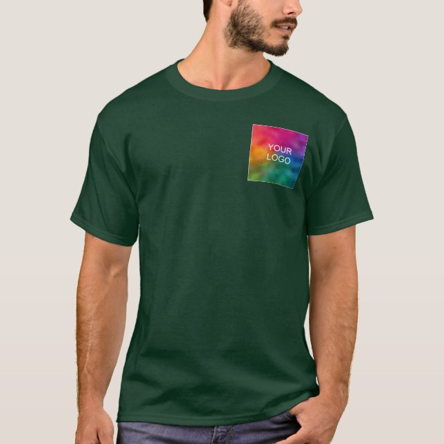 T-shirt Ajouter Télécharger le logo de l'entreprise Mens d (Devant)