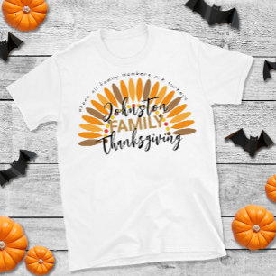 T-shirt Ajouter un devis Famille Thanksgiving