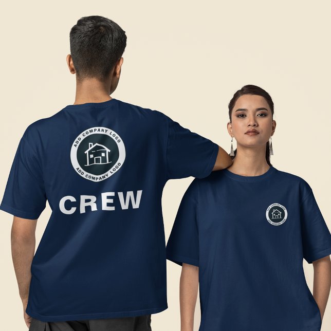 T-shirt Ajouter un employé de l'agent immobilier du logo d (Business Logo Corporate Events Branded Matching T-Shirt)