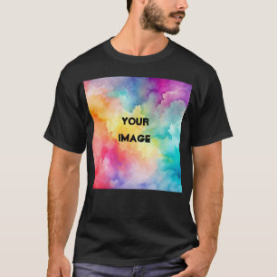 T-shirt Ajouter un Modèle photo d'image de base