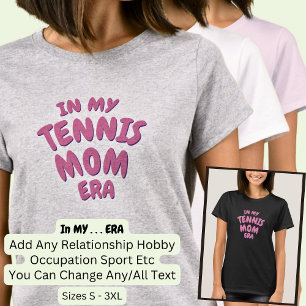 T-shirt Ajouter un mot dans mon sport personnalisé TENNIS 