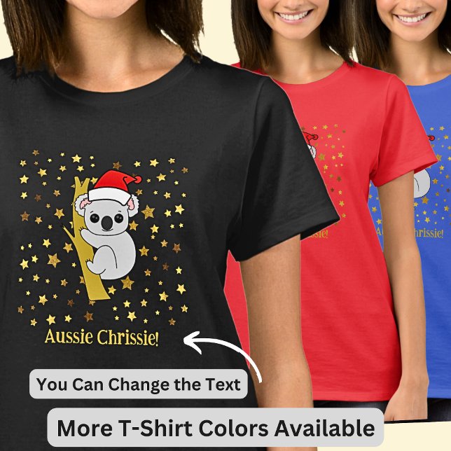 T-shirt Ajouter un nom Changer de texte - Aussie Chrissie  (Créateur téléchargé)