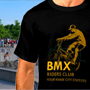 T-shirt Ajouter un nom Modifier le texte BMX Riders Club U