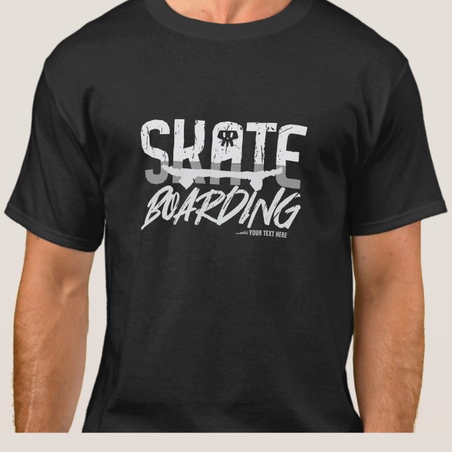 T-shirt Ajouter un nom ou votre texte - SKATE Boaring (Créateur téléchargé)