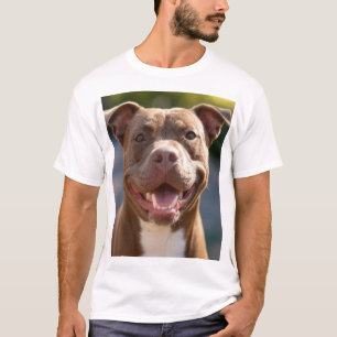T-shirt Ajouter une Personnaliser photo Pit Bull