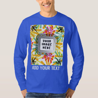 T-shirt Ajouter une photo personnalisée et du texte person