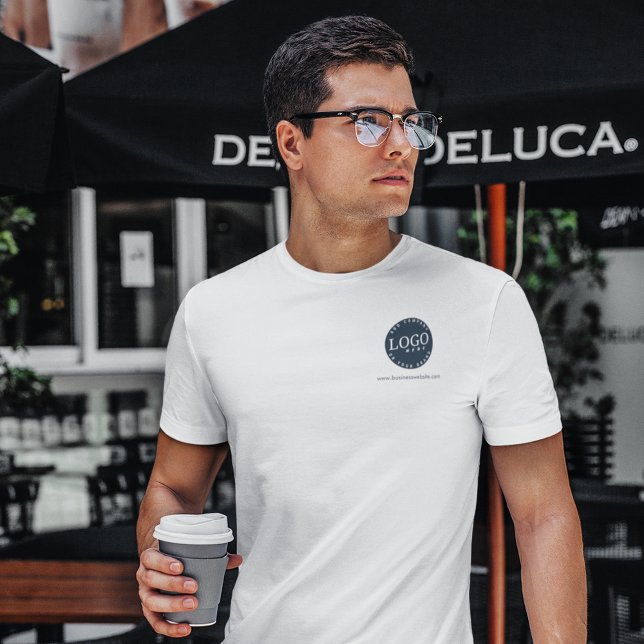 T-shirt Ajouter votre entreprise Logo Site Web Adresse Emp (Business Logo Company Swag Custom T-Shirt)