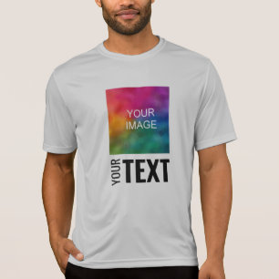 T-shirt Ajouter Votre Image Texte Ici Modèle Mens Sport