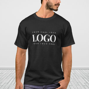 T-shirt Ajouter votre logo commercial Rectangle Simple Min