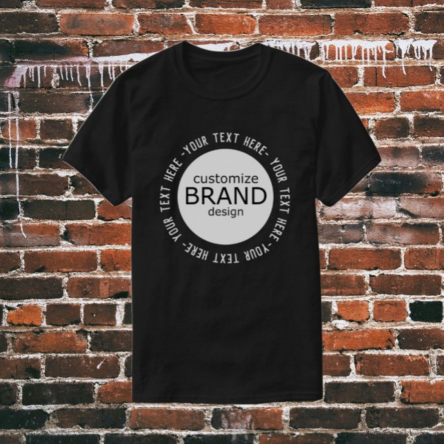 T-shirt Ajouter Votre Logo Personnalisé Entreprise Marque  (custom logo shirt)