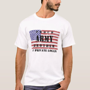 T-shirt Ajoutez la chemise fière nommée de frère de
