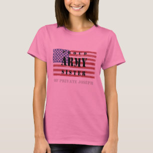 T-shirt Ajoutez le nom de votre frère Fier Chemise de l'Ar