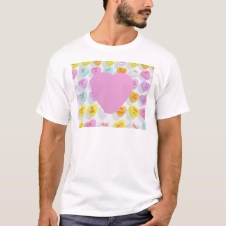 T-SHIRT AJOUTEZ LE TEXTE ROUGE OU ROSE À LA GRANDE CHEMISE