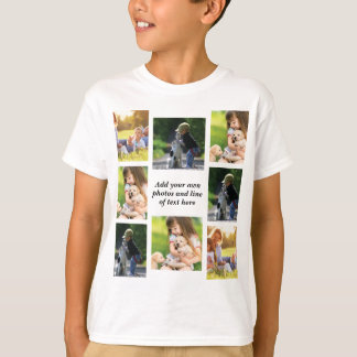 T-shirt Ajoutez vos propres photos et texte