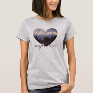 T-shirt Ajoutez votre explorateur de photos d'aventure Fem