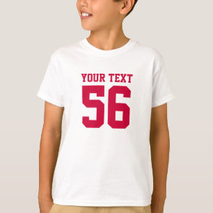 T-shirt Ajoutez votre modèle du Jersey de sports de