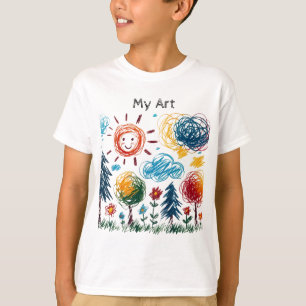 T-shirt Ajoutez votre oeuvre d'enfant à cela