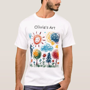 T-shirt Ajoutez votre oeuvre d'enfant à cela