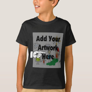 T-shirt Ajoutez votre propre oeuvre d'art ou l'oeuvre d'en