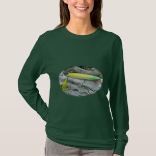 T-shirt AJS Popper "Green Greenie" Pêche d'eau salée leure
