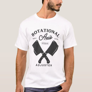 T-shirt Ajusteur d'axe de rotation
