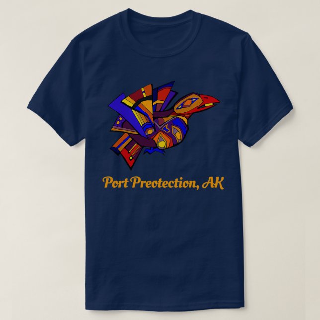 T-shirt Ak de protection des ports amérindiens  (Design devant)