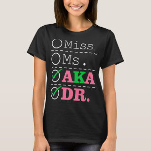 T-shirt AKA Doctor Médicale Worker Appréciation Graduation