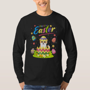 T-shirt Akita Chien drôle Oeuf de Pâques Akita Joyeux Pâqu