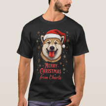 Akita Inu Chien Personnalisé Aimer Père Noël Noël
