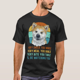 T-shirt Akita Inu Ou Kuma Inu Chien Chaque Snack Que Vous