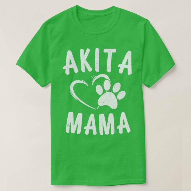 T-shirt Akita Mama2 (Design devant)