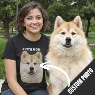 T-shirt Akita Mom Custom Chien cadeau photo cadeau pour Ch