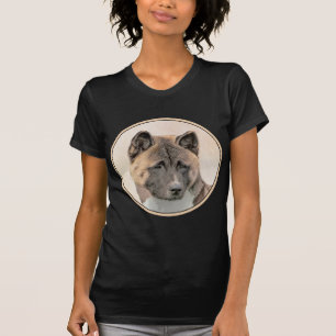 T-shirt Akita Peinture - Cute Original Chien Art