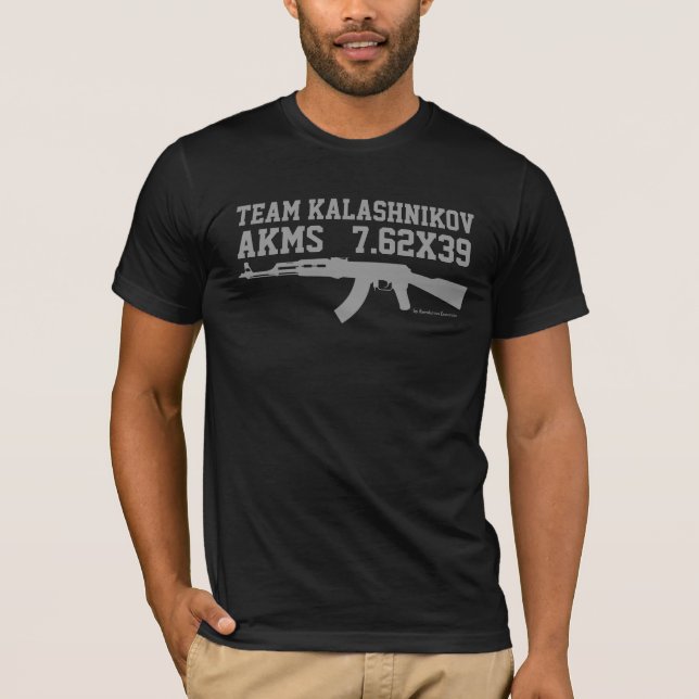 T-shirt AKMS - Chemise de l'équipe AK (Devant)