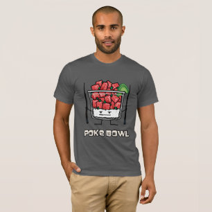T-shirt Aku de baguettes de salade de poisson cru d'Hawaï