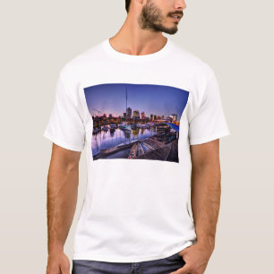 T-shirt Al Atardecer - canoës de Canoas au coucher du