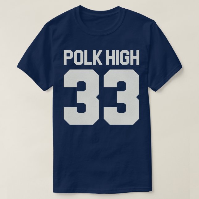 T-shirt Al Bundy Polk High Jersey FrontBack (Design devant)