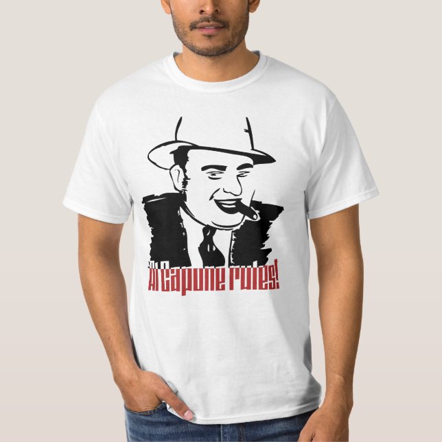 T-shirt Al Capone Rules (Devant)