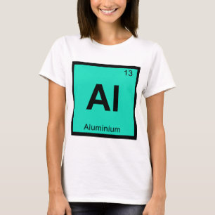 T-shirt Al - Chimie de l'aluminium Symbole du tableau péri