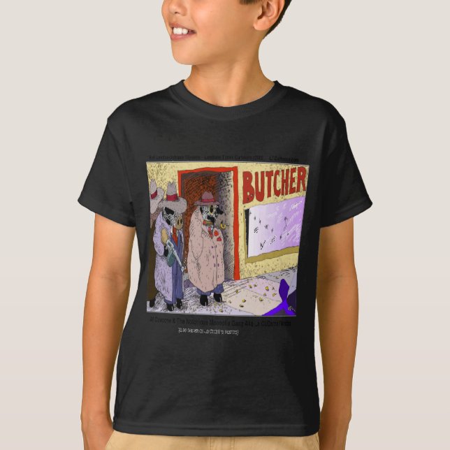 T-shirt Al Cowpone & Moofia Gang Vaches Drôle (Devant)