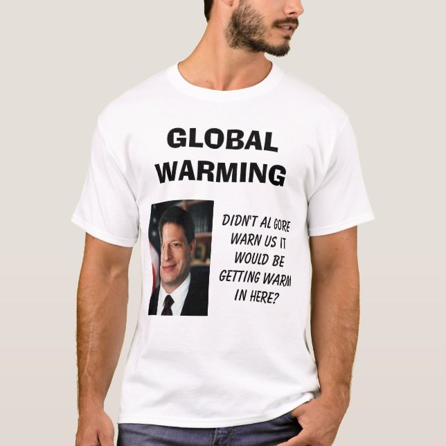 T-shirt Al Gore, réélisent, Al Gore ! (Devant)