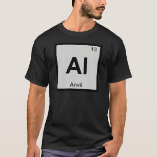 T-shirt Al - Musique Chimie Enclume Symbole du tableau pér