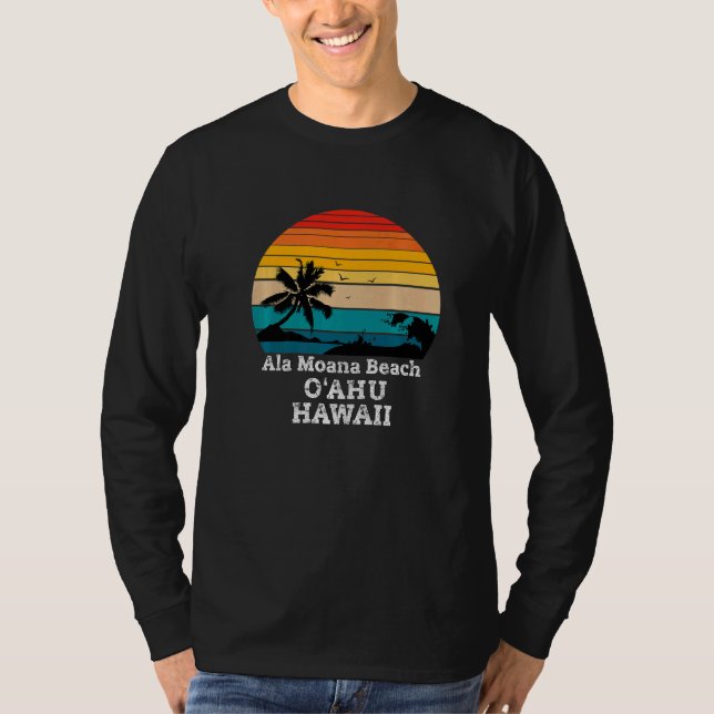 T-shirt Ala Moana Beach Park Hawaii (Devant)