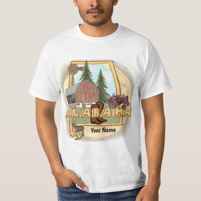 T-shirt Alabama (Devant)