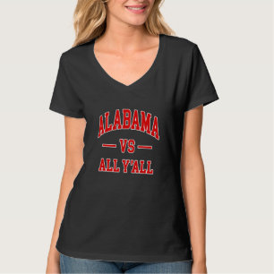 T-shirt Alabama Vs All Y'all - Throwback Design - Classic