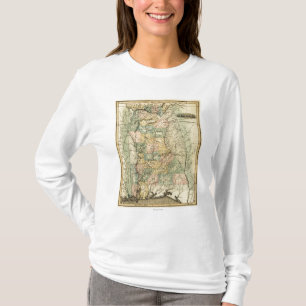 T-shirt AlabamaPanoramic MapAlabama