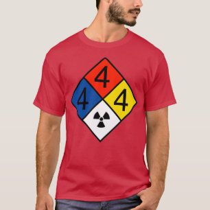 T-shirt alarme radioactif diamant NFPA