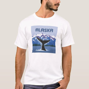 T-shirt Alaska   Baleine