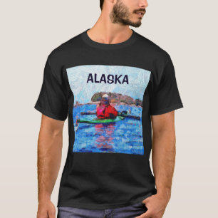 T-shirt Alaska Barenoff Islands Kayaking Painty